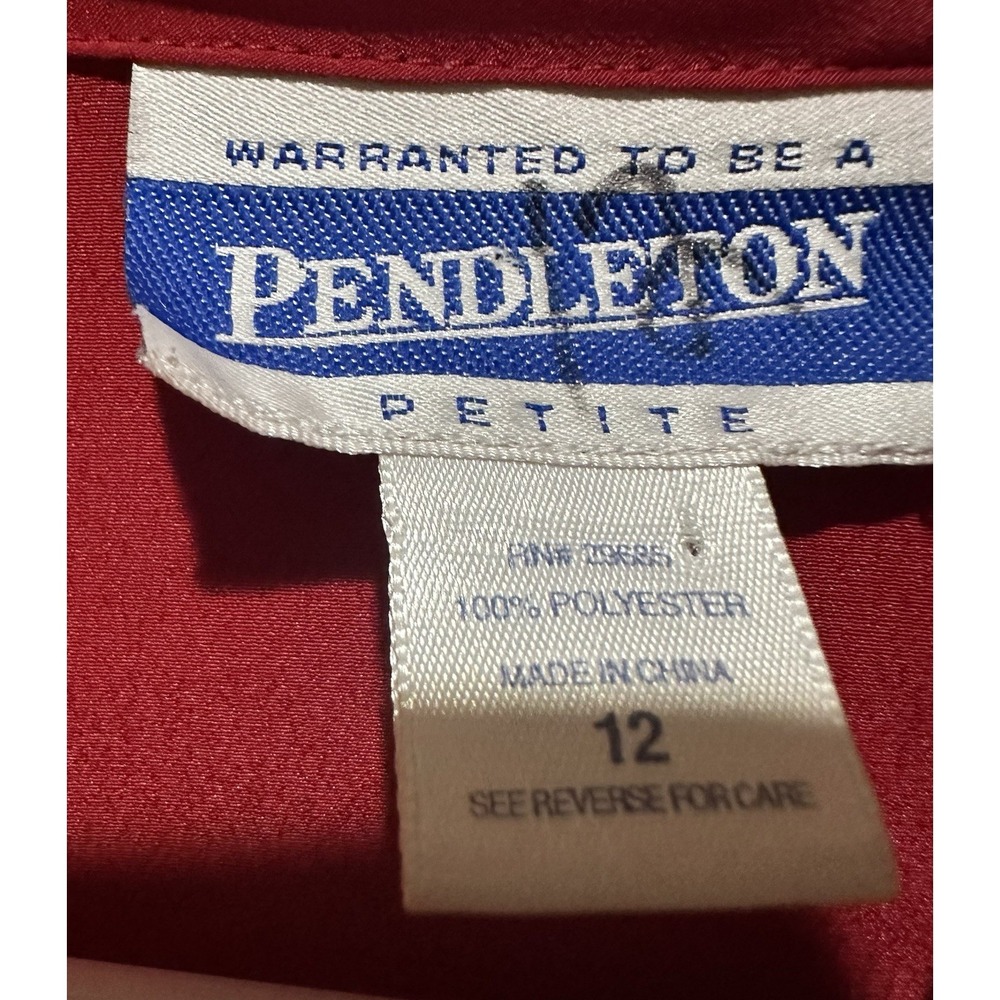 Pendleton Women's Mock Button Neck Button Down Vi… - image 2